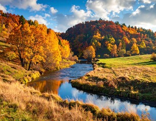 Fototapeta premium Autumn landscape