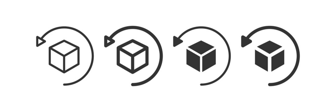 Easy returns simple icon. Vector illustration design.