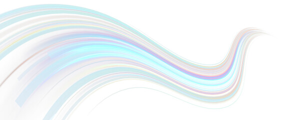 Glowing particles trail behind a twisting neon arc. The dynamic light effect gives a sense of fast movement. Perfect for backgrounds, banners, or sci-fi UI.