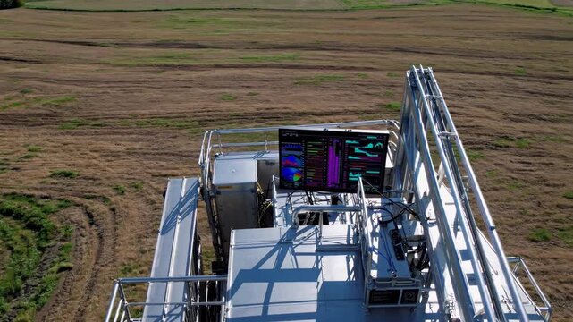 Agricultural monitoring platform tracking crop health, processing real time data, leveraging digital technologies for precision farming and optimized resource management