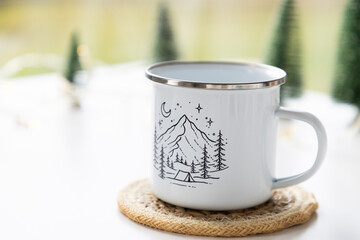 mug christmas gift box and decorations