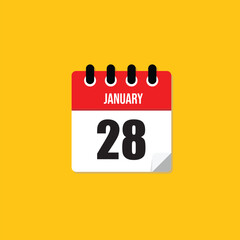 January 28 Calendar Date