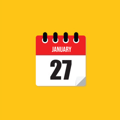 January 27 Calendar Icon