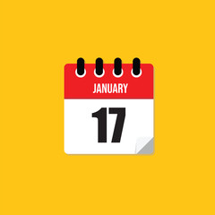 January 17 Calendar Date Reminder