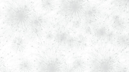 White firework pattern isolated on transparent background design