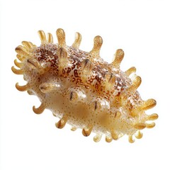 Obraz premium Macro shot of a detailed sea creature, showcasing its unique texture and shape