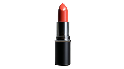 Obraz premium PNG of A vibrant coral lipstick tube showcasing a creamy texture and bold color, perfect for any glamorous look.