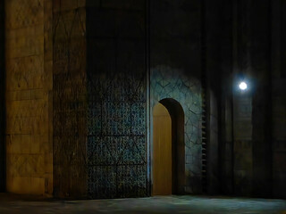 The Secret Door. Around the corner.