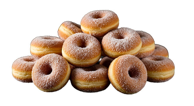 A pile of delicious donuts.