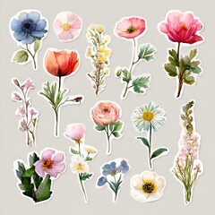 seamless pattern with flowers