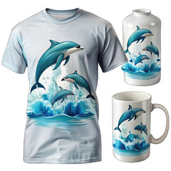 blue tea cup with teapot