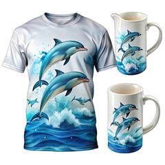 blue tea cup with teapot