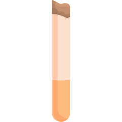 A Stylized Icon of a Cigarette with a White Background Representing Tobacco Products and Smoking Culture