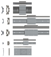 Linear guide components