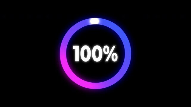 circle loding animation on a tranparent background. Beautiful Circle Loading icon animation.loading progress bar loading animation for website 4K Progress Bar Animation