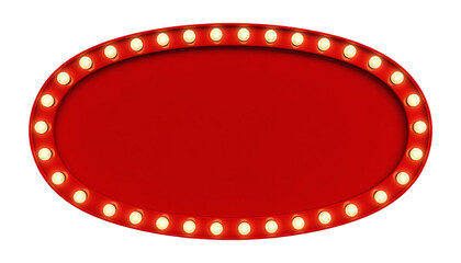 Retro illuminated marquee sign glowing with warm light perfect for vintage event announcements or bold modern displays