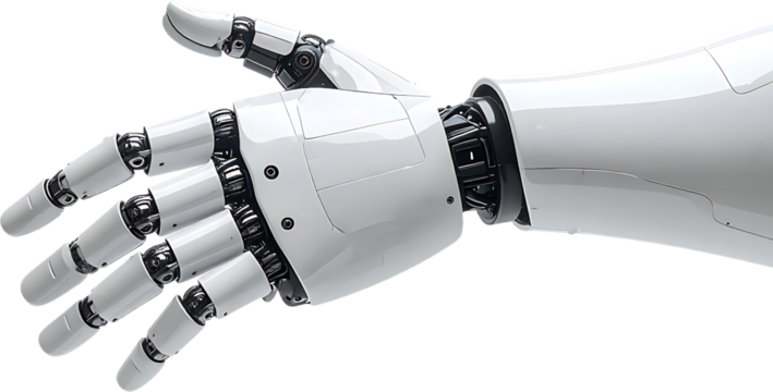 Robot Hand Isolated