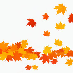autumn leaves vector illustration