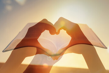 Love and god, bible concept 