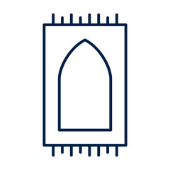 Prayer mat vector illustration icon design trendy