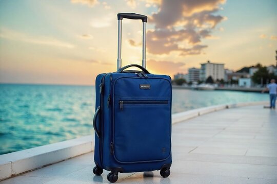 Stylish Navy Blue Holdall Suitcase Perfect for Weekend Getaways & Business Travel.  Spacious interior with multiple compartments ensures effortless organization for your next adventure.