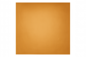 Orange yellow gradient on blank solid color background, soft textured surface with copy space available, transparent background