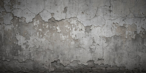 Obraz premium Old concrete painted wall in a grunge style with peeling paint.