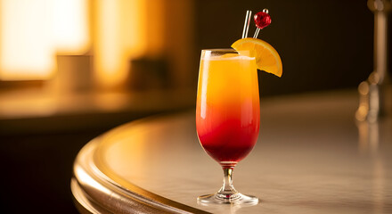 A refreshing and vibrant cocktail drink, ideal for bars, parties or any occasion