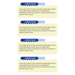 Infographic Text Box Layout For Business Presentation And Data Explanation