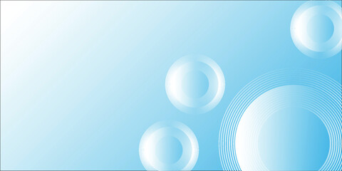 futuristic minimalist banner background, pastel colorful, blue and white gradations. art