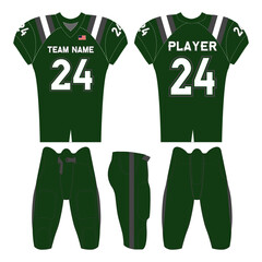 American football jersey design and versatile sports uniform graphics — perfect for all teamwear styles. Ideal for athletic, fashion, and casual apparel projects.