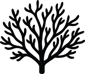 Coral Branch Vector Icon