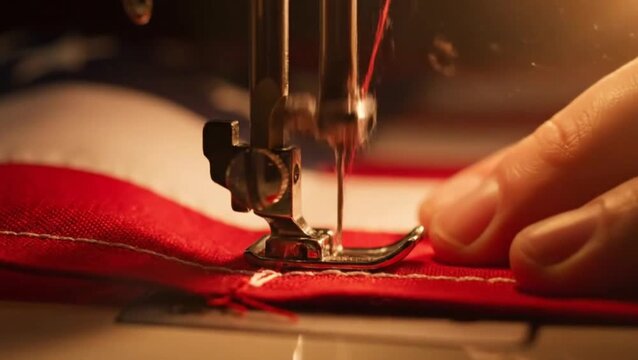 sewing machine close up 