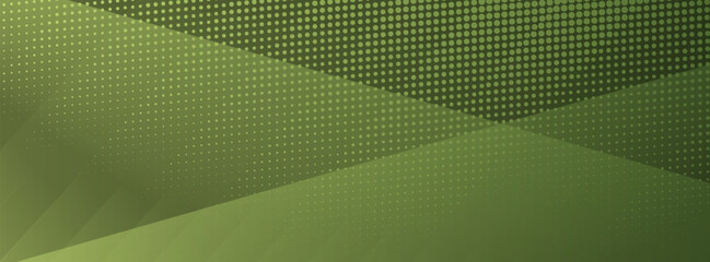 Dots halftone green color pattern gradient texture with technology digital background. Dots pop art comics with nature