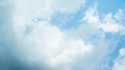 blue sky with clouds, background