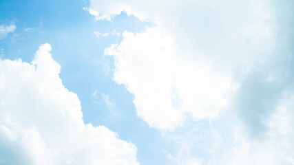 blue sky with clouds, background