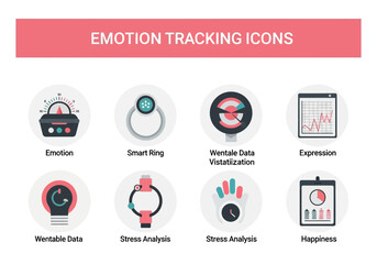 Set of various icons isolated on white background for design elements