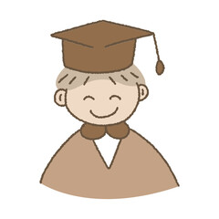 졸업식 행사 졸업생 만화 일러스트 2