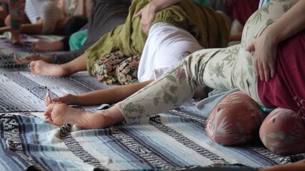 ボディワークの講習会の様子