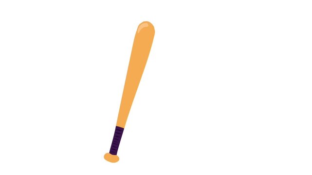 Baseball Bat for Sport Animation Dynamic Swing Motion