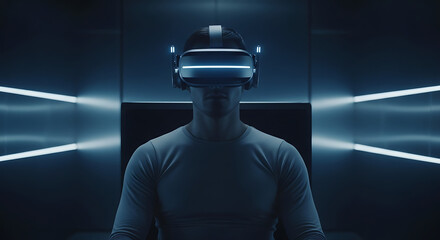 Immersive Virtual Reality Experience: Futuristic Technology and Digital Immersion