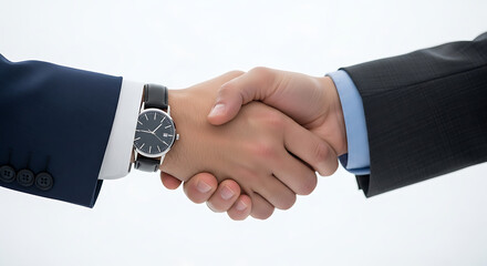 Business Handshake: Agreement and Collaboration