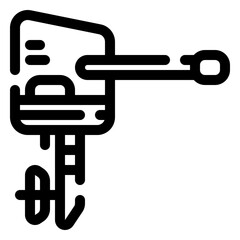 Boat engine icon