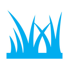 Blue Grass Blades Icon