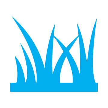 Blue Grass Blades Icon