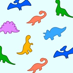 Dinosaurs background © Mangdo