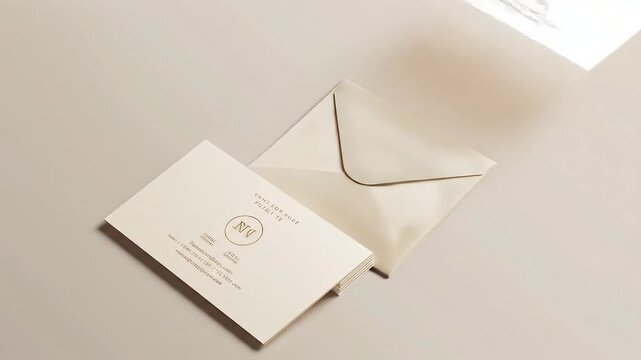 business card mockup two cards stack Videos