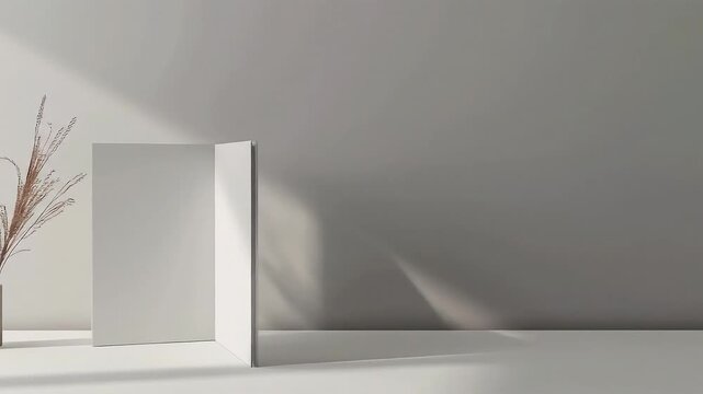 trifold brochure mockup unfolded paper Videos