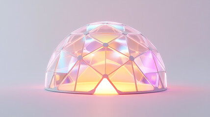 Modern Geometric Glass Building