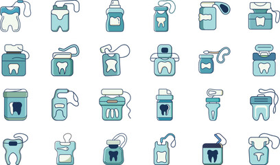 Modern Flat Healthcare and Medical Icon Pack – Hospital, Clinic, Laboratory, Doctor Tools, Pharmacy, Medicine Bottle, Health App Symbols, and Medical Technology Vector Illustration on White Background